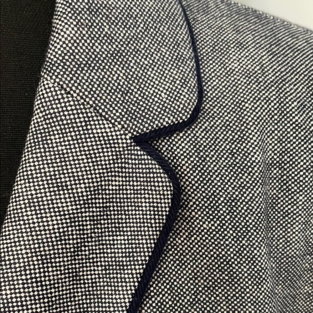 GAP Wool Blend Navy Uniform Academy Blazer with Polka Dot Lining - Picture 8 of 12